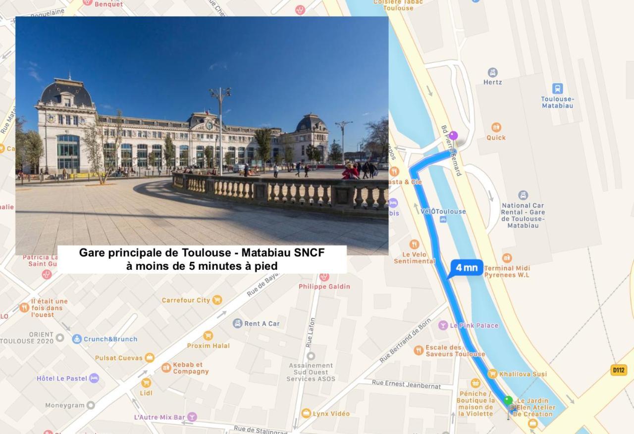 Le Bonrepos - Appartement 2 Chambres Clim & Parking Toulouse Exteriör bild